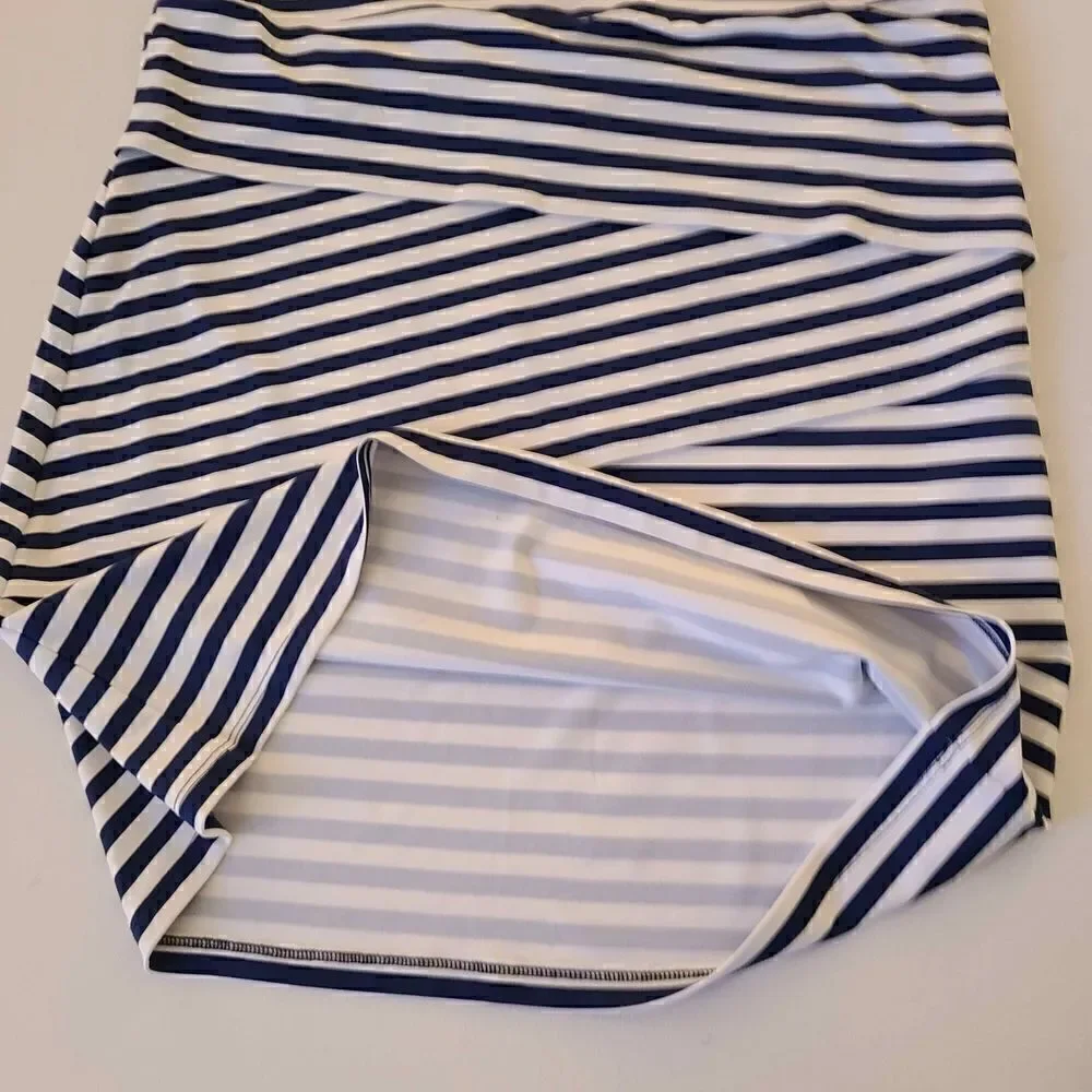 McLaughlin Womens Elastic Waist Tiered Skirt
